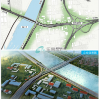 城阳双埠立交桥规划出炉 双元路主线跨线桥双向六车道