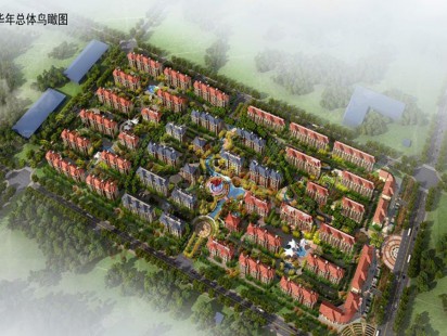 莱西品烁华年鸟瞰图 