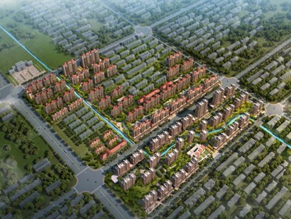 中高名人国际花园鸟瞰图