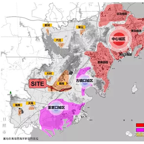 西海岸新区藏南镇规划公示 面积约105平方公里