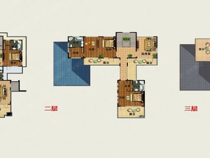 山川融园户型图 (3)
