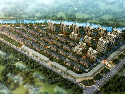 磊鑫河畔阳光鸟瞰图 