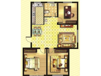 祥瑞苑D户型户型 
