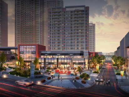 万科城市之光效果图 