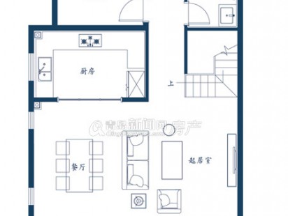 中海樘院1-6#楼座边户 户型 