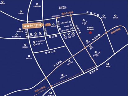 海信香江睿园区位图 