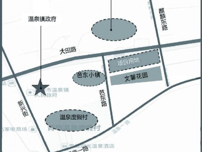 温泉华夏御府区位图 