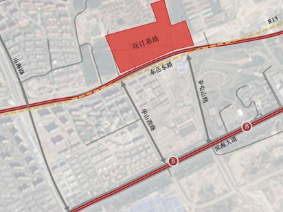 颐荣青岛院子区位图 