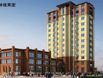 香溪贤庭住宅效果图 