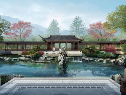 颐荣青岛院子设计图 