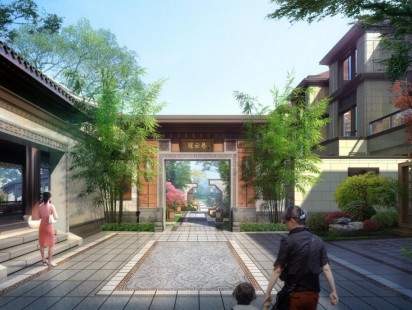 颐荣青岛院子设计图 