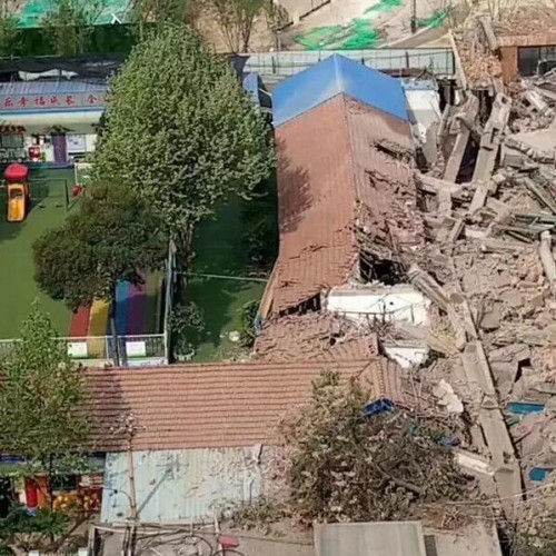 碧桂园秦都府施工致幼儿园坍塌 官方回应已赔偿并积极修复