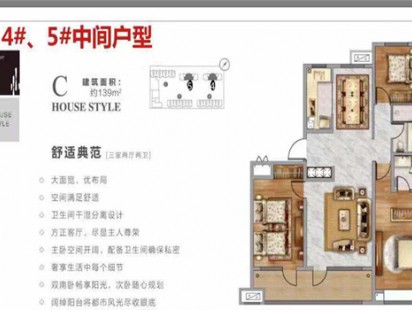 绿地香海汇都C户型户型 