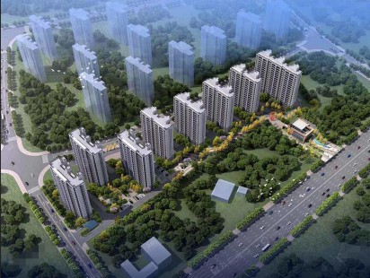 保利开投徕卡公园鸟瞰图 