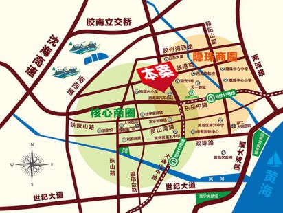 吉安君庭区位图 