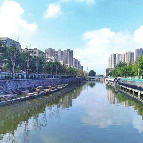 生态综合治理工程近尾声 济南兴济河景观见雏形