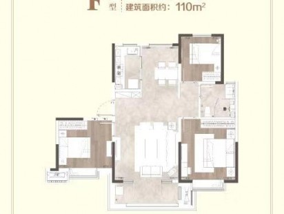 融合嘉园F 户型图