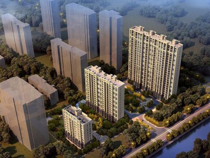 仟和湾德府鸟瞰图 