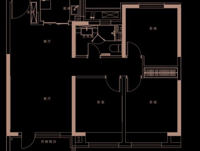 铂悦灵犀湾B户型 