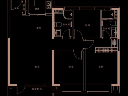 铂悦灵犀湾D 户型图