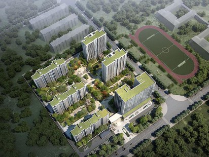 金科平澜府鸟瞰图 