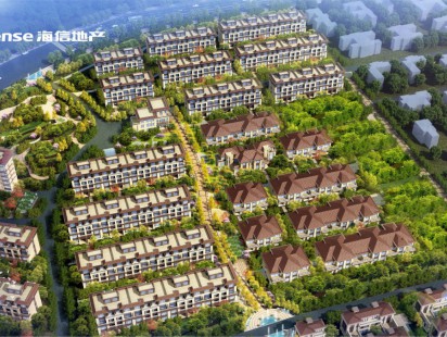 海信千亩园鸟瞰图