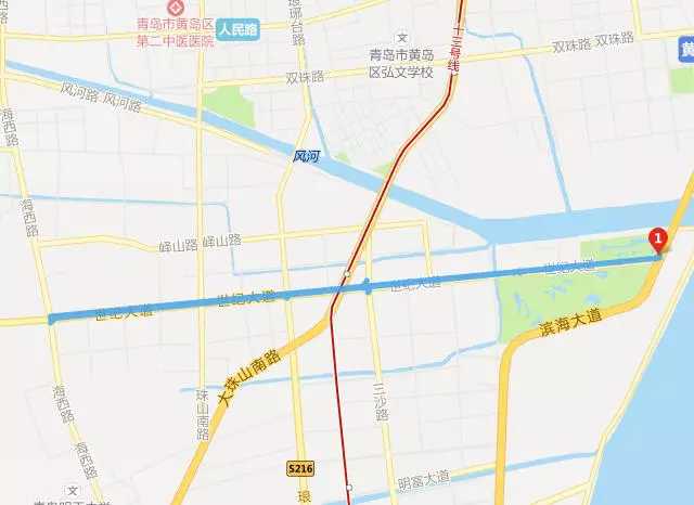 老胶南东西大通道升级改造世纪大道将全线翻建为沥青路面