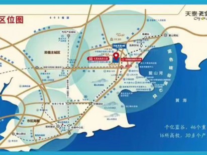 天泰天空之城区位图 