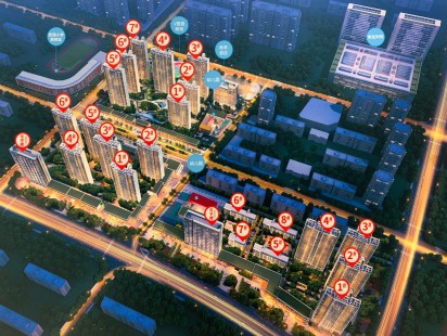 万科新都会效果图