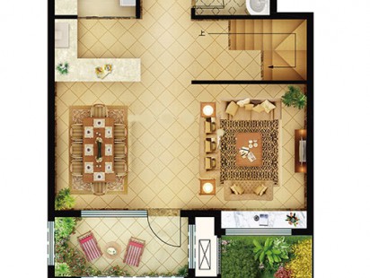 天一珑樾雲谷沐泉 户型图