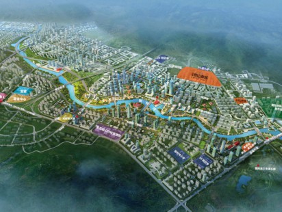 中联依山伴城鸟瞰图 