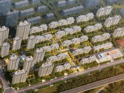 鲁昊棠琳湾鸟瞰图 