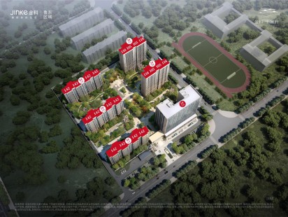 金科平澜府鸟瞰图 