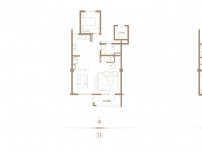万科青岛小镇科莫湖五期上叠户型 