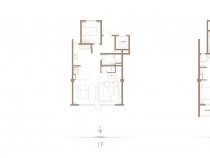 万科青岛小镇科莫湖五期下叠户型 