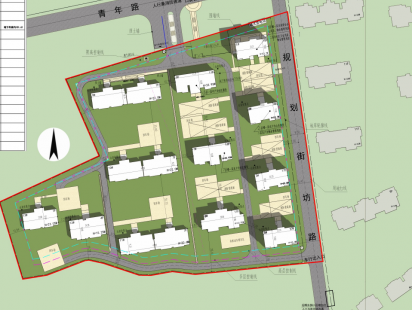 恒翔凤凰玫瑰墅平面图 
