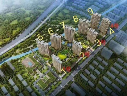 三盛国际海岸鸟瞰图 