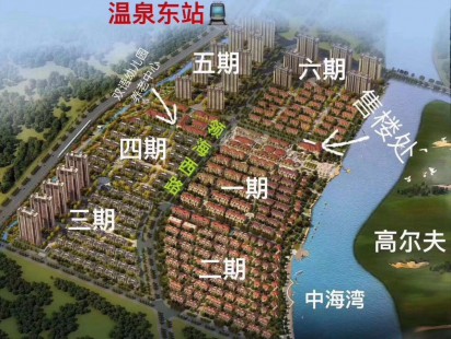 三盛国际海岸鸟瞰图 