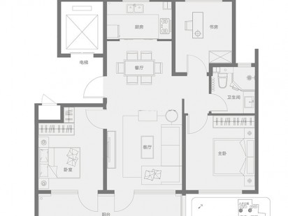 融创影都壹號A户型 