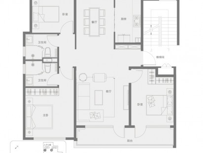 融创影都壹號C户型 