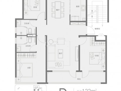 融创影都壹號D户型 