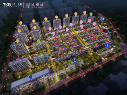 天一仁和珑樾海效果图 