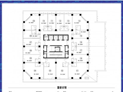 连盛国际大厦平面图 