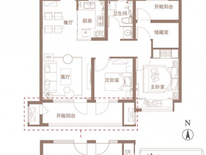 天一仁和宸璟朗樾户型图