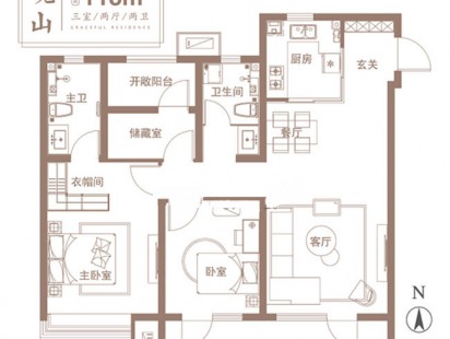 天一仁和宸璟朗樾观山 户型图