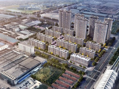 华润国际海洋智区实景融合图 