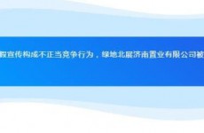 虚假宣传济南市政府将搬迁 绿地北展被罚44万