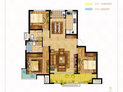 万德麒麟公馆C户型
