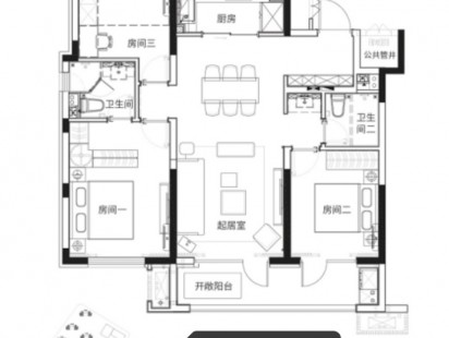 万科金域蓝湾户型图