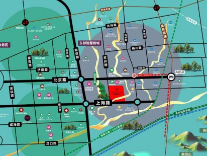 碧桂园东城时代区位图